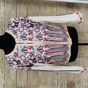 Raga Cotton Embroidered Jacket